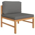 NIEUWE 2-delige Loungeset met donkergrijze kussens teakhout, Venlo, Nieuw, Ophalen of Verzenden, Info@habatrading.com