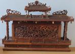 Uit inboedel: Top! Chinese uitgesneden houten Pagode, incl, Verzenden