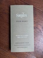 A.L. Snijders: Zeer kort, Ophalen of Verzenden, Nieuw, A.L. Snijders, Nederland