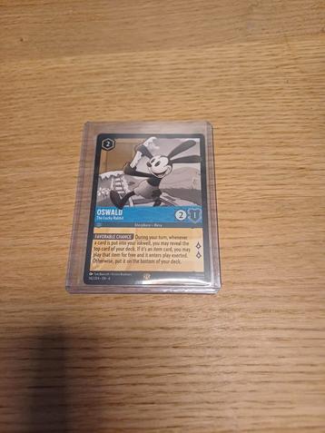 Disney Lorcana | Oswald the lucky rabbit 142/204 beschikbaar voor biedingen