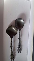 2 lepels tin , set , bieden, voor ieder aannemelijk bod, Ophalen of Verzenden