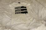 1 wit t-shirt met print: stop this Shit mt XS, Maat 34 (XS) of kleiner, Ophalen of Verzenden, The Sting, Wit