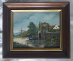 J. Kok - Bootje voor de sluis - 1980, Ophalen of Verzenden