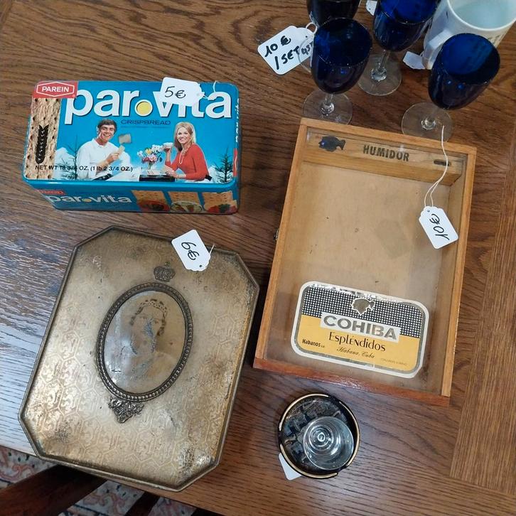Verzameling vintage en antieke blikjes & accessoires, Verzamelen, Blikken, Zo goed als nieuw, Overige, Ophalen