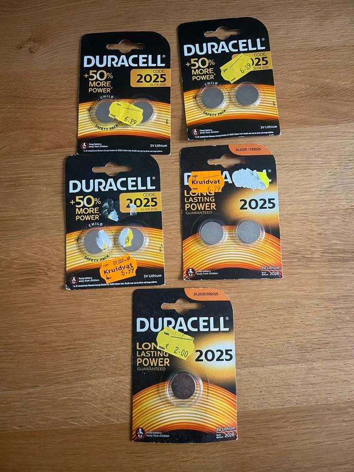 9x 2025DL/CR 3V lithium batterij, Audio, Tv en Foto, Accu's en Batterijen, Nieuw, Ophalen of Verzenden