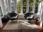 Groene Eichholtz Schelp Fauteuils, Huis en Inrichting, Ophalen, Zo goed als nieuw, Stof, 75 tot 100 cm