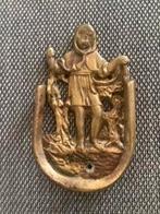 Visser vintage messing deurklopper ring klopper England, Ophalen