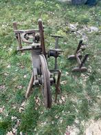 Oud spinnenwiel - Compleet en decoratief, Ophalen of Verzenden, Gebruikt, Oldtimer onderdelen