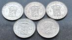 5 Zilveren Guldens Wilhelmina, Postzegels en Munten, Munten | Nederland, 1 gulden, Zilver, Ophalen of Verzenden, Koningin Wilhelmina