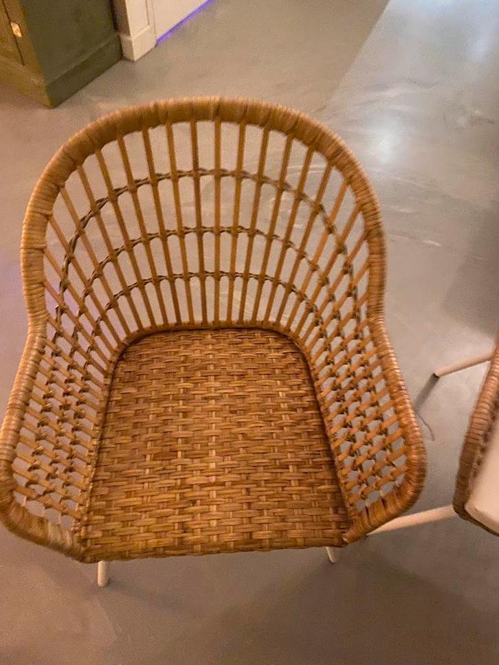 Ikea Rotan Stoelen - Set van 2, Huis en Inrichting, Stoelen, Zo goed als nieuw, Twee, Riet of Rotan, Bruin, Ophalen