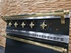 Luxe Lacanche Fornuis 70cm zwart en messing 4 pits 1 oven, Niet ingevuld, 60 cm of meer, Niet ingevuld, Zo goed als nieuw
