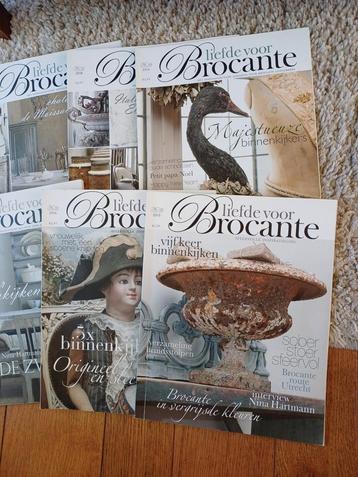 Liefde voor brocante 6 x tijdschrift Franse Engelse beschikbaar voor biedingen