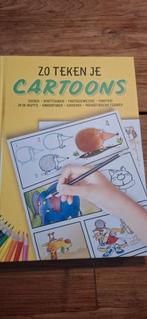 Zo teken je cartoons, Boeken, Ophalen of Verzenden, Zo goed als nieuw, Tekenen en Schilderen, Geschikt voor kinderen