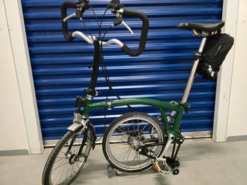 2x brompton vouwfietsen 6 versnellingen met draagtassen  beschikbaar voor biedingen