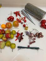 Vintage pakket kerststukje maken decoraties, Ophalen of Verzenden, Zo goed als nieuw