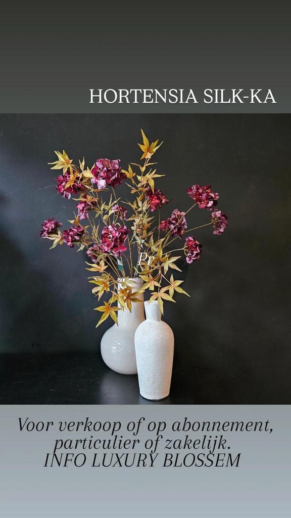 Silk-ka Zijdebloemen & Keramiek Vazen, Huis en Inrichting, Woonaccessoires | Kunstplanten en Kunstbloemen, Nieuw, Binnen, Ophalen of Verzenden