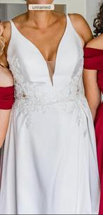 Trouwjurk Modeca Dottie - perfect staat - 44, Ophalen, Trouwjurk, Wit, Zo goed als nieuw