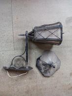 Oude Buitenlamp, Ophalen of Verzenden, Gebruikt, Glas, Oud