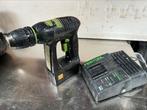 Festool boormachine met 1 accu en lader, Gebruikt, Ophalen of Verzenden, Boormachine