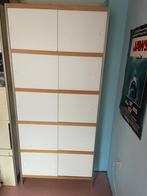 Kewlox Kast (5 vakken) - Wit/Hout - Ideale opknapper!, Ophalen of Verzenden