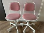 2x Ikea ÖRFJÄLL kinderbureaustoelen roze - gebruikt, Ophalen, Gebruikt, Roze, Bureaustoel