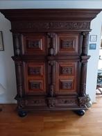 Mooi grote wandkast oud model, Antiek en Kunst, Antiek | Meubels | Kasten, Ophalen