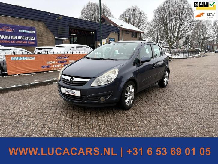 Opel Corsa 1.2-16V Enjoy 2X SLEUTEL + BOEKJES!, Auto's, Opel, Bedrijf, Te koop, Corsa, ABS, Airbags, Airconditioning, Centrale vergrendeling