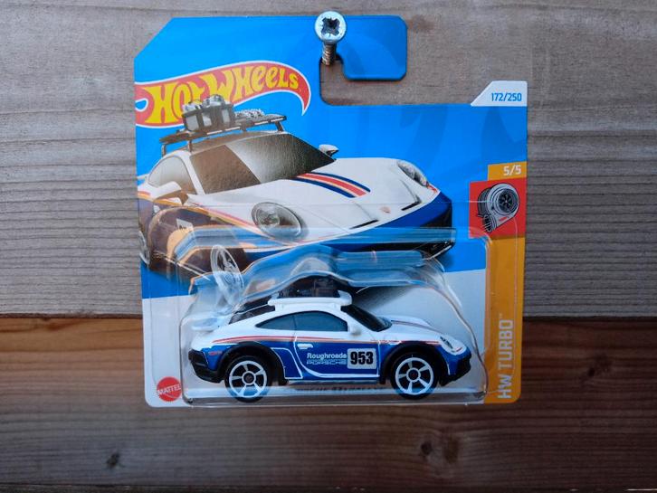 Porsche 911 Rally Hotwheels, Hobby en Vrije tijd, Modelauto's | Overige schalen, Nieuw, Auto, Ophalen