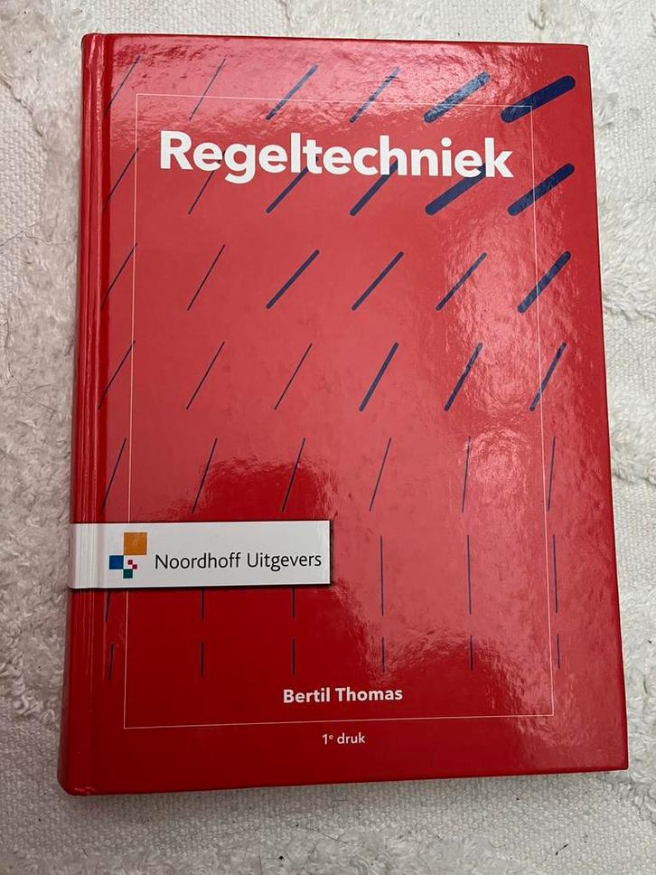 Bertil Thomas - Regeltechniek, Boeken, Techniek, Zo goed als nieuw, Bouwkunde, Ophalen of Verzenden