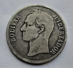 Venezuela, 5 bolivares, 1935 bolivar, Zilver, Zuid-Amerika, Verzenden
