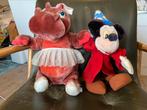 Disney Fantasia Hippo ballerina en Mickey Tovenaarsleerling, Verzamelen, Disney, Ophalen of Verzenden, Mickey Mouse, Gebruikt