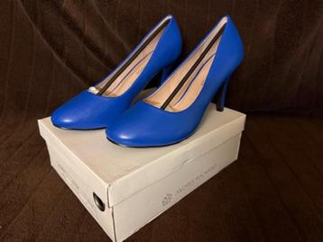 Sexy pumps blauw lederlook, maat 44 beschikbaar voor biedingen