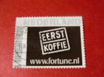 Persoonlijke zegel - Eerst koffie - gest., Verzenden, Na 1940, Gestempeld