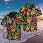 Hawaii overhemd 5 (heren mannen evil masker zomer shirt), Kleding | Heren, Overhemden, Verzenden, Nieuw, Overige halswijdtes