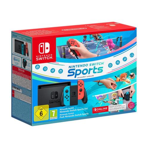 Nintendo Switch Console Incl. Nintendo Switch Sports + 12 Ma, Spelcomputers en Games, Spelcomputers | Nintendo Switch, Zo goed als nieuw