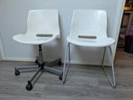Witte IKEA Snille stoelen (2 stuks), Huis en Inrichting, Stoelen, Ophalen, Gebruikt, Twee, Wit