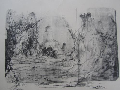 Dirkje Kuik   1929 - 2008, Antiek en Kunst, Kunst | Etsen en Gravures, Ophalen of Verzenden