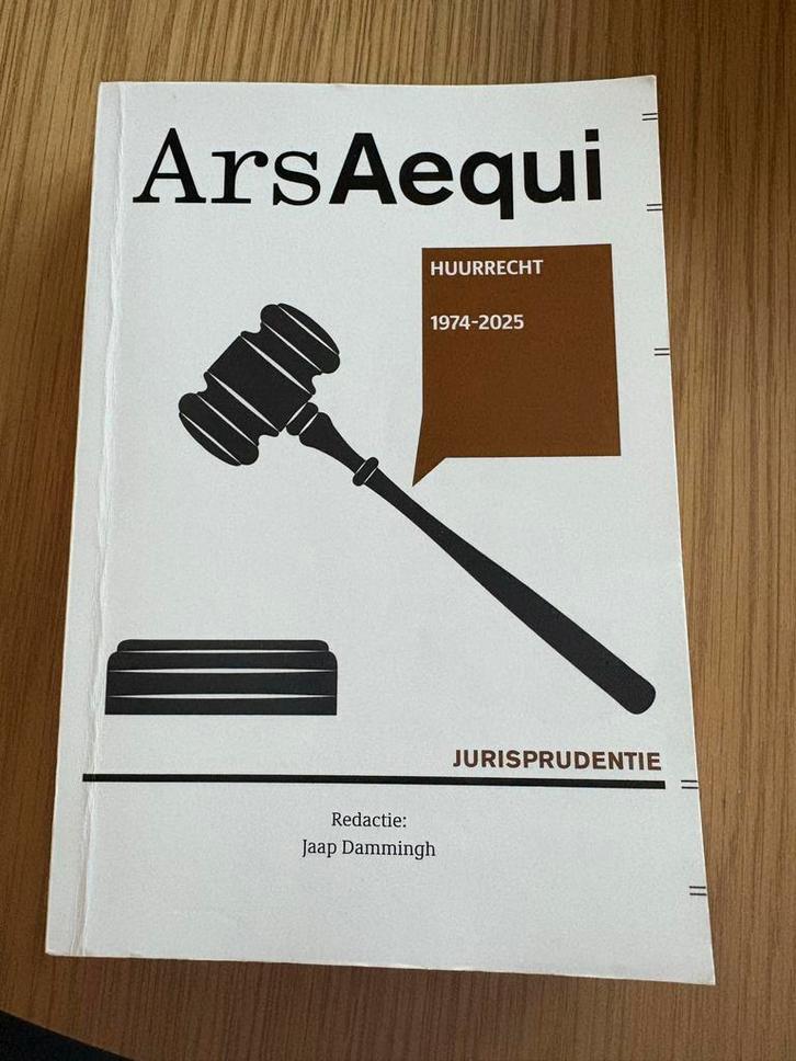 ArsAequi huurrecht, Boeken, Studieboeken en Cursussen, Gelezen, WO, Beta, Ophalen of Verzenden