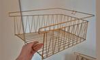 Metalen planken Draadmand - Handig & Stijlvol! Goud kleur, Minder dan 50 cm, Gebruikt, Minder dan 50 cm, Ophalen of Verzenden
