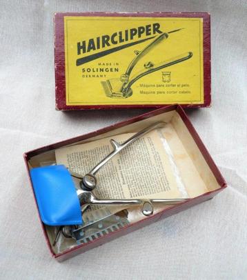 haarknipper hairclipper handmatig Solingen Germany jaren 30. beschikbaar voor biedingen