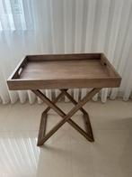 Salontafel Butlertray dienblad poten tray  Rechthoek Hout, Huis en Inrichting, Ophalen of Verzenden, Zo goed als nieuw, Rechthoekig