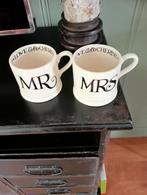 Emma Bridgewater...MR & MRS...mugs, Huis en Inrichting, Keuken | Servies, Ophalen of Verzenden, Zo goed als nieuw, Overige stijlen