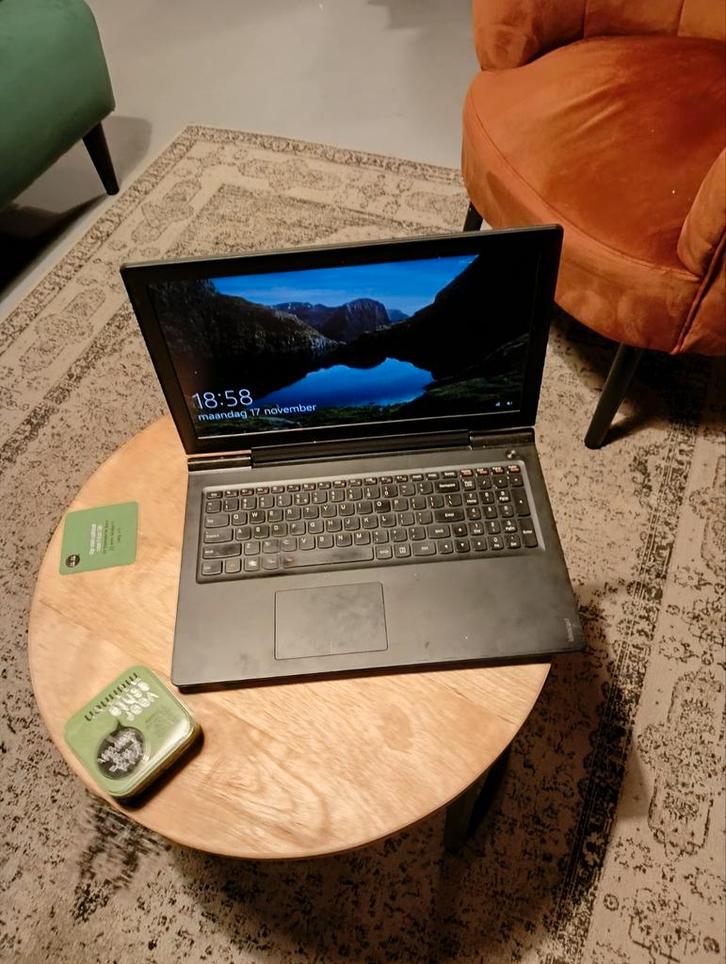Lenovo game laptop i7 16gb werkgeheugen, Computers en Software, Windows Laptops, Gebruikt, 15 inch, SSD, Onbekend, 16 GB, Qwerty