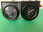 Voltmeter en klokje 12 V, Ophalen of Verzenden, Gebruikt