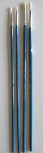 Penselen Royal Talens nr. 2 , 4 , 6 en 8 lange steel., Ophalen, Nieuw, Penseel of Kwast