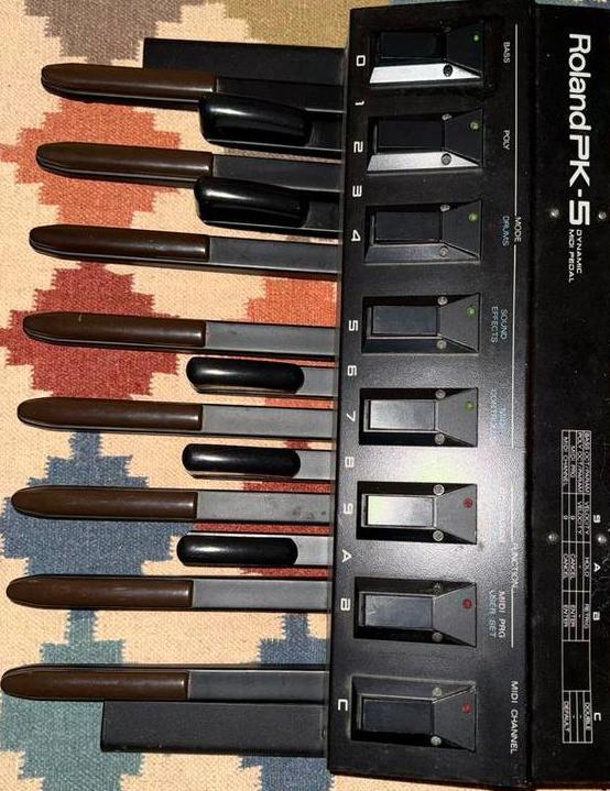 Roland PK-5 Dynamic MIDI Pedal Controller, Muziek en Instrumenten, Keyboards, Gebruikt, Overige aantallen, Roland, Midi-aansluiting