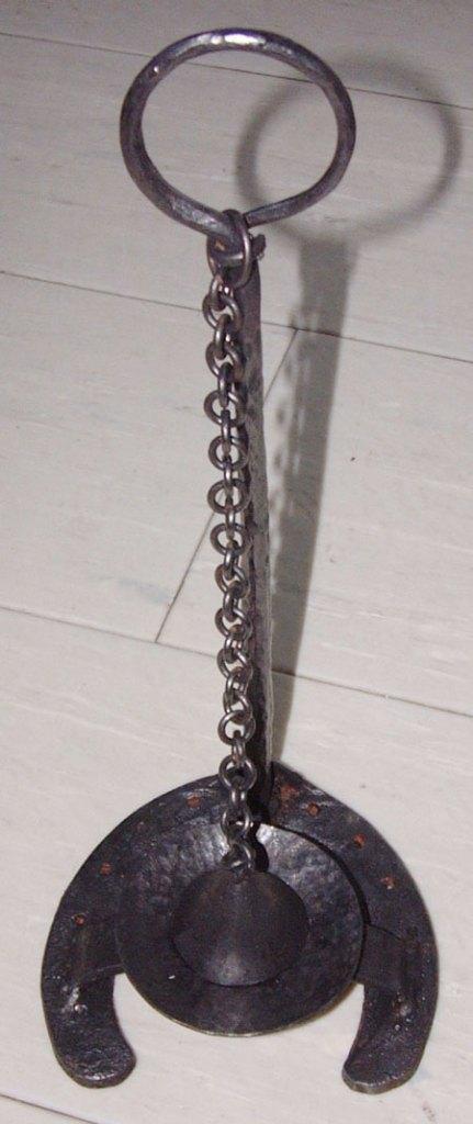 Kandelaar Paarden Hoefijzer Handgemaakt met Dover Metaal, Huis en Inrichting, Woonaccessoires | Kandelaars en Kaarsen, Zo goed als nieuw