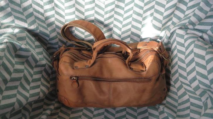 Aunts en Uncles, leren tas, schoudertas, 35x17x15, bowling, Sieraden, Tassen en Uiterlijk, Tassen | Damestassen, Gebruikt, Overige typen