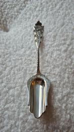 Mooie antieke zilver suikerschep met div. zilvermerken, Ophalen of Verzenden, Zilver