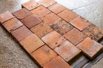 Ca 9 m2 rode terracotta antieke plavuizen 18x18 cm, 5 tot 10 m², Gebruikt, Minder dan 50 cm, 10 tot 30 cm